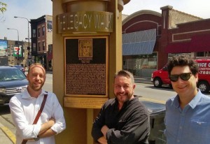 Legacy Project Co-Founder and Executive Director Victor Salvo (center) takes a photo-op break with Tactify Co-Founder Richard Dupé (right) and Tactify National Account Manager, Daniel Beatty.